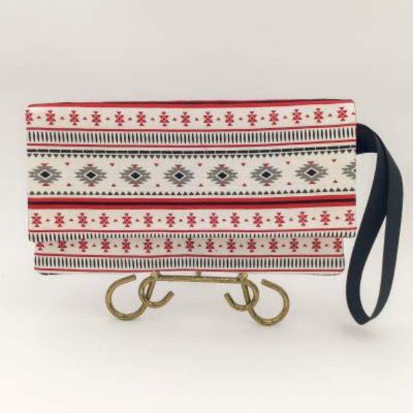 Southwestern Clutch and Matching Cardholder/Wallet - Picture 2 of 7
